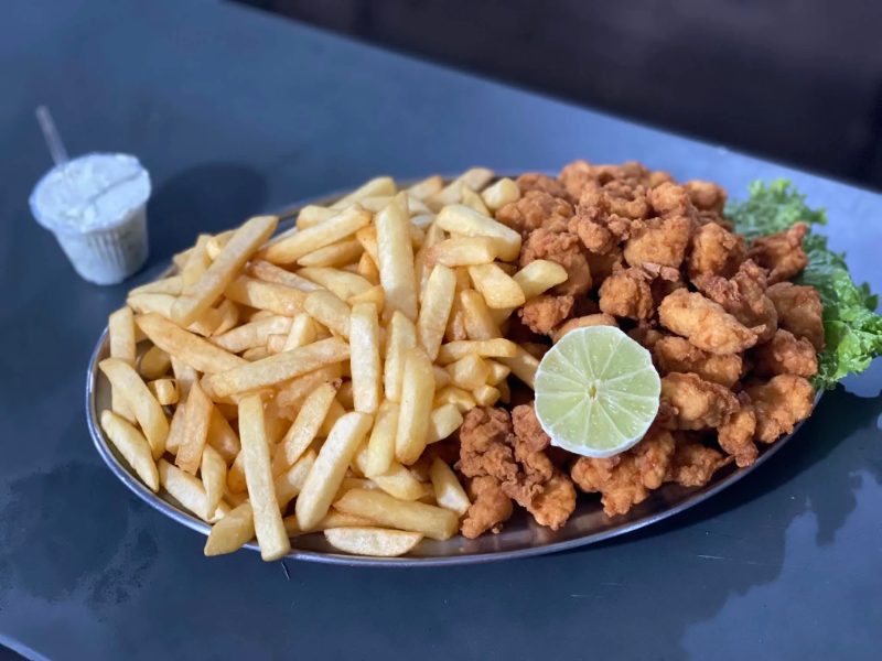 Porção de Frango Frito Com Batata 800g